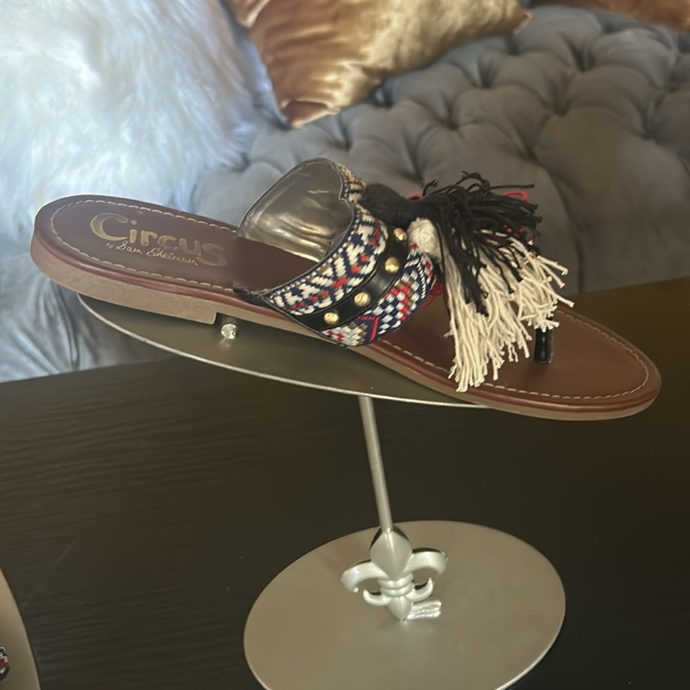 Circus by Sam Edelman Colorful Tassel Sandals - Picture 9 of 12